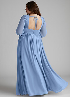 Vestido Azul Acero Largo Norah image5