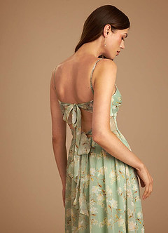Azazie Zeya Bridesmaid Dresses Agave Bloom Floral A-Line Bloom Dress image6