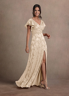 Taleen Cream Maxi Dress Ready to Ship | Azazie Taleen Cream Maxi Dress Ready to Ship | Azazie