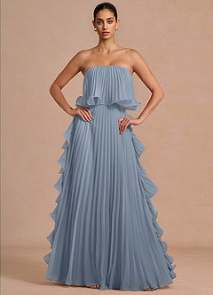 Abito Maxi Azzurro Polvere Hanalei image3