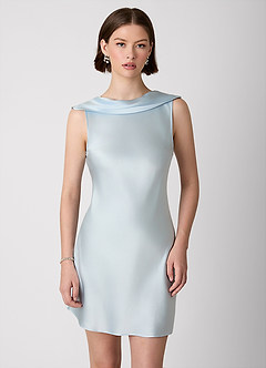 Robe Courte Bleu Ciel Alexisrose image4