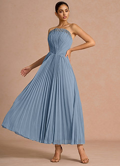 suknia Niebieski Pudrowy Maxi Eurydice image5