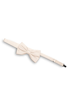front Matte Satin Pre-Tied Bow Tie