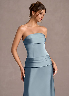 Maxi jurk Faelina Poederblauw image6