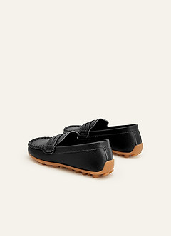 front Classic Kids PU Penny Loafers