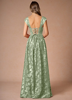 Vestido Verde Claro Maxi Hazel image2