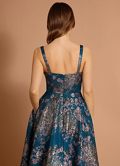 Arielle Teal Floral Maxi Dress image6