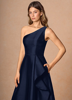 Adrianna Midi Klänning Marin image4
