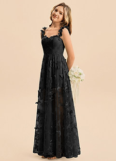 front Azazie Ava Junior Formal Dress