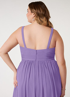 Azazie Chanel Bridesmaid Dresses Tahiti A-Line Pleated Chiffon Dress image11