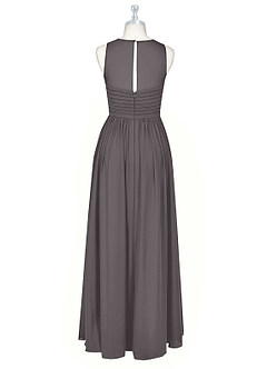 Azazie Nina Bridesmaid Dresses A-Line Pleated Chiffon Floor-Length Dress image7