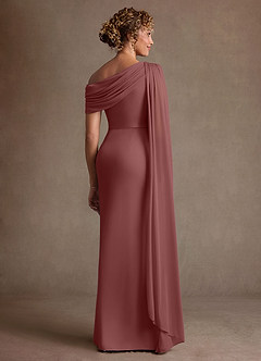 Azazie Bassi Suknie dla Matki Panny Młodej Syrena Zza ramienia Siatka Długość podłogi Sukienka image2