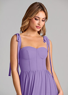 Azazie Anastacia Bridesmaid Dresses Tahiti A-Line Sweetheart Neckline Chiffon Dress image7