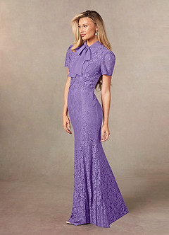 Azazie Carleannia Abiti per la Madre della Sposa Abito Sirena in Chiffon Pizzo Tahiti image2