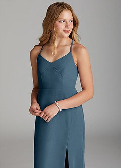 Azazie Becca Junior Neptune Mermaid Chiffon Dress image3