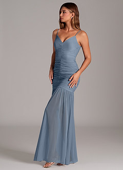Azazie Aimie Bridesmaid Dresses Twilight Mermaid Mesh Dress image3