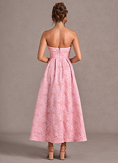 Emberlyn Pink Multi A-line Maxi Dress image2