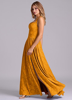 Azazie Francis Brudtärnklänningar Klä av A-Linje i Blommig Utbrändhet Korsett Knäck image5