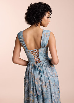 Vestido Azul Pálido Largo Aleah image7