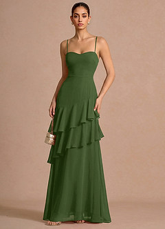 Celestia Olive Maxi Dress image4
