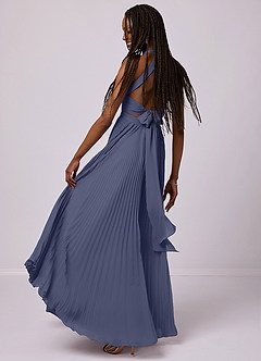 Barbie ♥ Azazie Bridesmaid Dresses Stormy A-Line Pleated Chiffon Dress image4