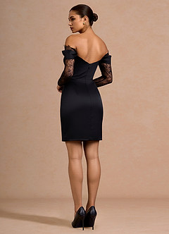 Gizela Black Mini Dress image2