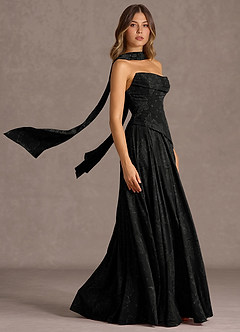 Gabriela Black Maxi Dress image5
