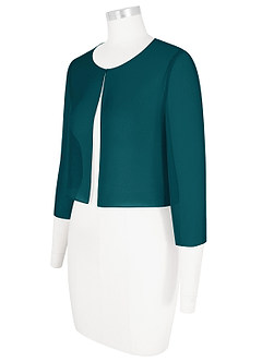 front Azazie Ettienne Chiffon Wrap
