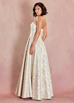 Cynda French Cream Maxi Dress image2