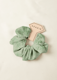front Matchande färg brudtärne chiffong överstorlek scrunchie set