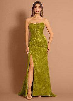 Maxine Hunter Green Vestido largo image3