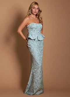 Maxi jurk Rebecca Fransblauw image6