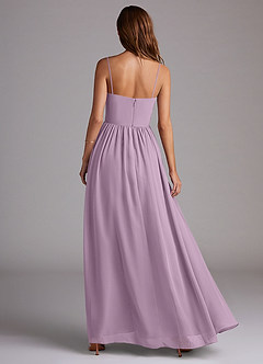 Azazie Calianna Bridesmaid Dresses Wisteria A-Line Off the Shoulder Chiffon Convertible Dress image5