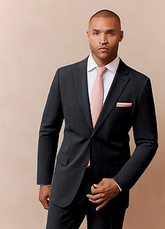 front Matte Satin Wide Tie and Pocket Square Set