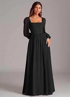 Grace Schwarz Maxikleid image4