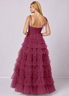 Barbie ♥ Azazie Bridesmaid Dresses Mulberry A-Line Sweetheart Neckline Tulle Dress image5