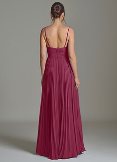 Azazie Catie Bridesmaid Dresses Mulberry A-Line Sweetheart Neckline Chiffon Dress image6