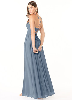 Azazie Aaida Bridesmaid Dresses Twilight A-Line Corset Chiffon Dress image5