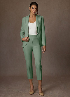front Kennedy Matcha Blazer elasticizzato strutturato