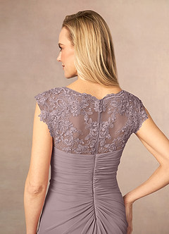 Azazie Jovie Kleider für die Brautmutter A-Linie Spitze Kleid Dämmerung image5