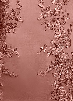 Azazie Franny Abiti per la Madre della Sposa Abito Tubino in Raso Elasticizzato Pizzo Rosetta image6