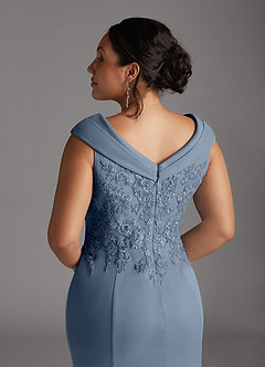 Azazie Calathea Mother of the Bride Dresses Twilight A-Line Lace Dress image7