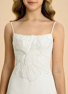 front Azazie Leina Junior Formal Dress