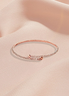 front Pulsera Fina Tipo Espiral