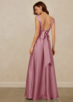 Christian Siriano Bridal for Azazie 1001 Bridesmaid Dresses Vintage Mauve A-Line Sweetheart Neckline Stretch Satin Dress image5