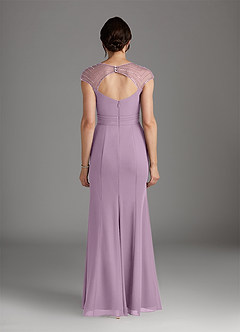 Azazie Blanchett Final Sale Wisteria Mermaid Sequins Chiffon Dress image5