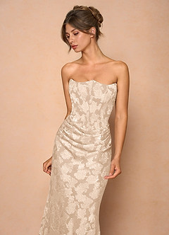 Ezrena Maxi Klänning Cream image6