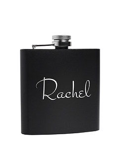 front Personalized Flasks for Groomsmen Gifts