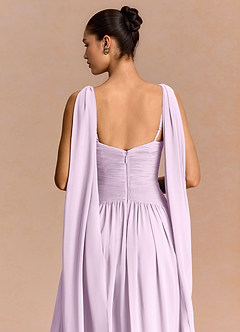 Vestido Lila Esmerilada Largo Eluney image6