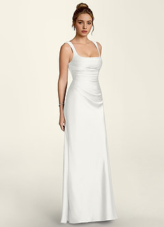 Lorelei Weiß Meerjungfrauenkleid aus Satin mit Korsett image4